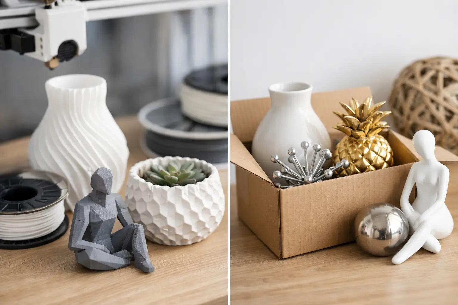 3D printed vs mass produced decor לבית