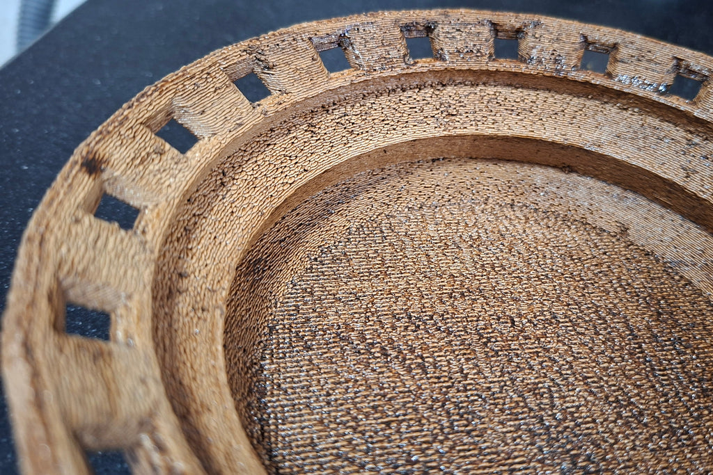 קערה בסגנון מצרי מודפסת בתלת־ממד עם 40% עץ