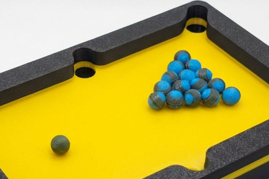 3d Printed Miniature Pool Table