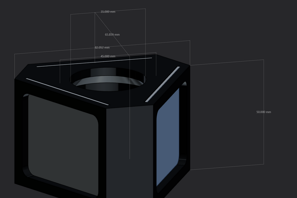 דגל מיקרופון משולש עם מסילה ללוגו מודפס
